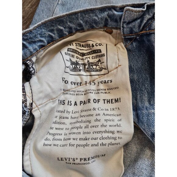 New Levis Premium 510 Skinny Jeans Mens 27x30 Light Wash Denim Stretch - Picture 10 of 16